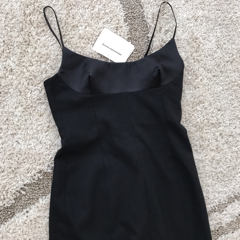 NWT Alexander Wang Tuxedo Cup Gown - Picture 6 of 11